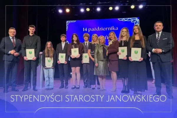 Powiatowe Obchody Dnia Edukacji Narodowej w Janowie Lubelskim – stypendia dla najzdolniejszych uczniów