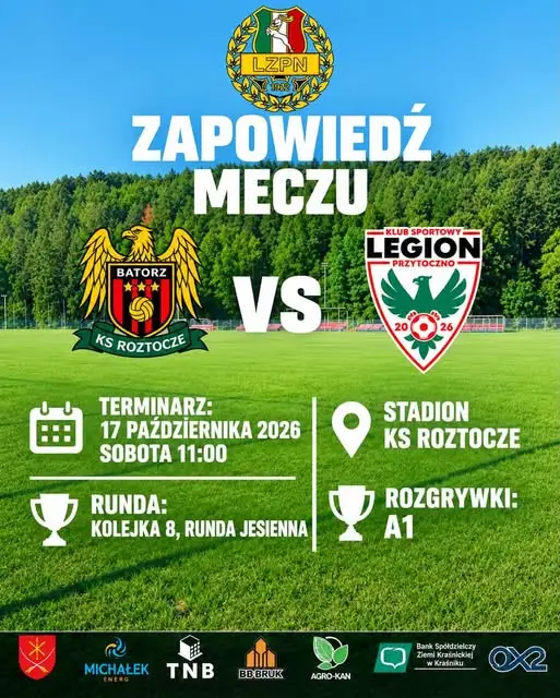 Ostatni domowy mecz juniorów w Batorzu – kibice, to wasza szansa!