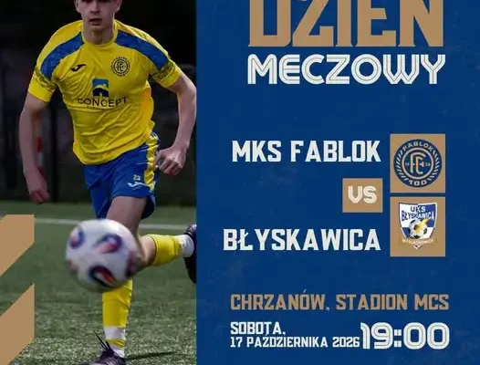 Chrzanowska Klasa A: Błyskawica kontra Chrzanów już dziś o 18:00