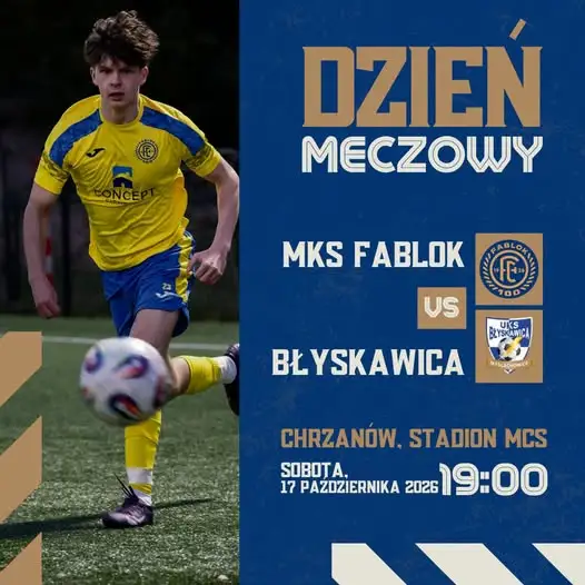 Chrzanowska Klasa A: Błyskawica kontra Chrzanów już dziś o 18:00