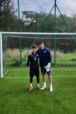 Młody bramkarz Fabloku Chrzanów trenował z trenerem Wisły Kraków