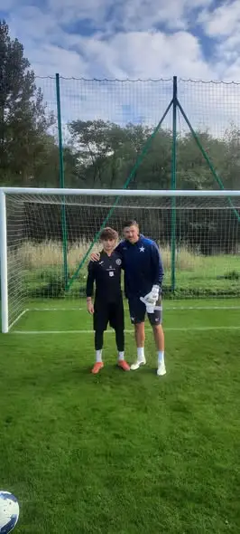 Młody bramkarz Fabloku Chrzanów trenował z trenerem Wisły Kraków