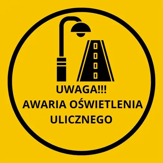 Awaria oświetlenia na ul. Jana Pawła II w Janowie Lubelskim